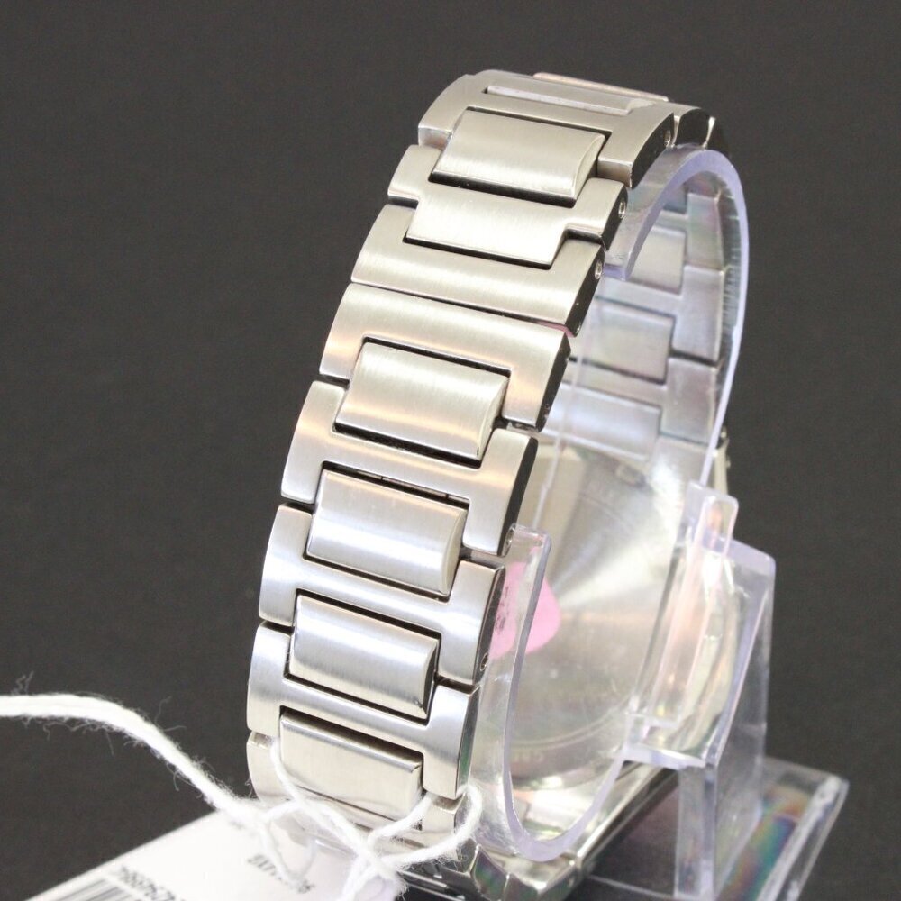 Bulova Men's Watch Diamond-Accent Bezel Integrated Bracelet Silver Textured Dial - Picture 15 of 15